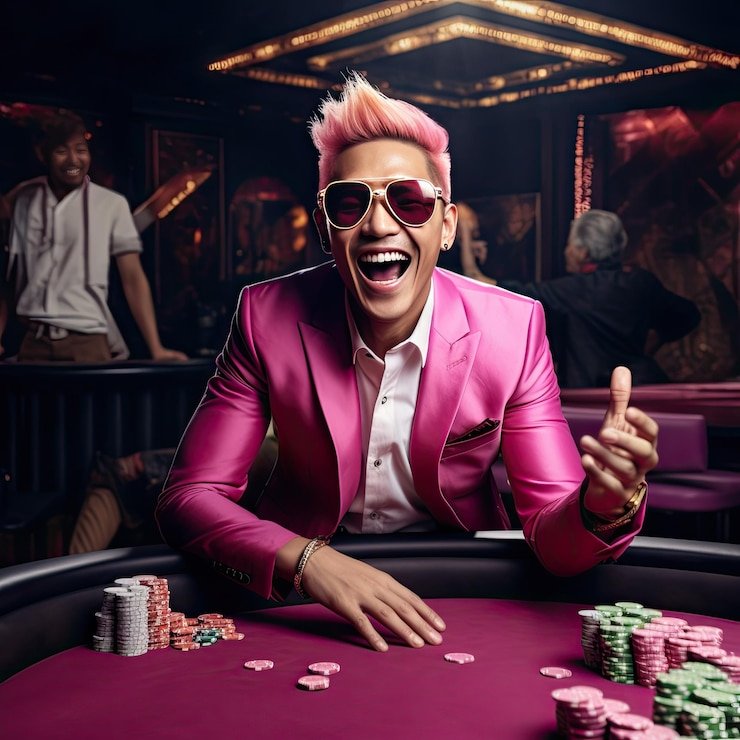 Excited Filipino player after successfully claiming a 618jili welcome bonus
